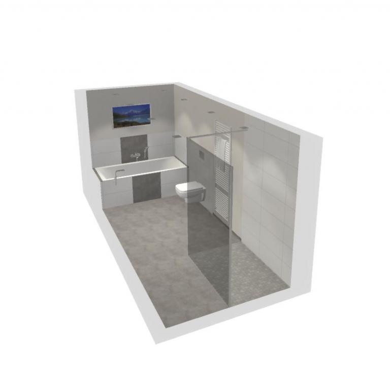 Zu sehen ist eine Grafik zur 3D Badplanung