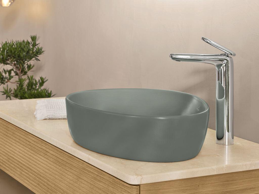 Zu sehen sind Sanitärgegenstände der Fa. Villeroy & Boch